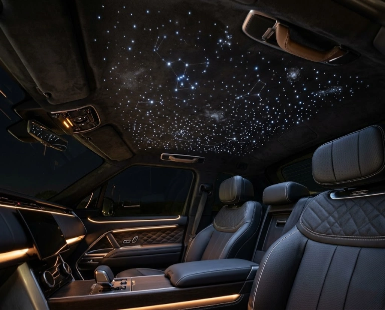 interior and starlight installation